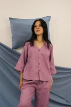 Women's Elevated Pyjama Shirt | 100% linen