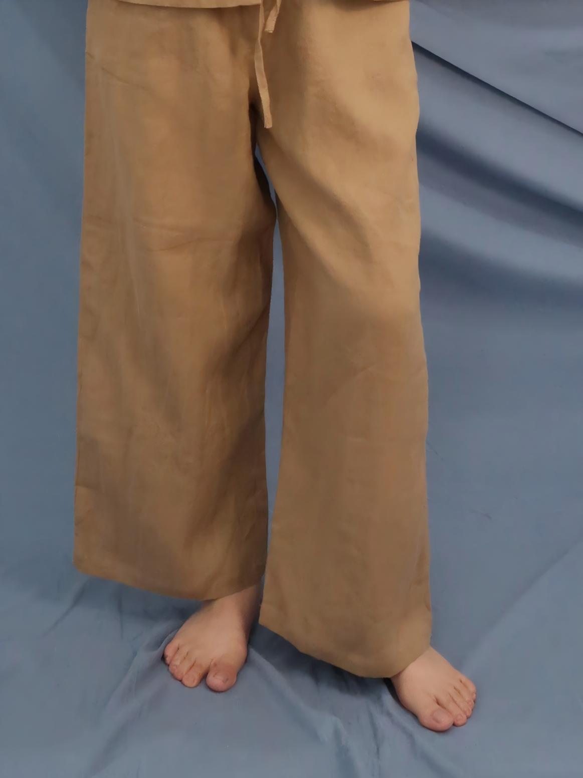 Women's Ankle Lounge Pants | 100% linen