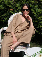 Women's Elevated Pyjama Shirt | 100% linen