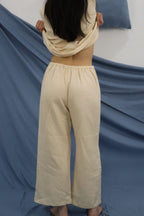 Women's Ankle Lounge Pants | 100% linen