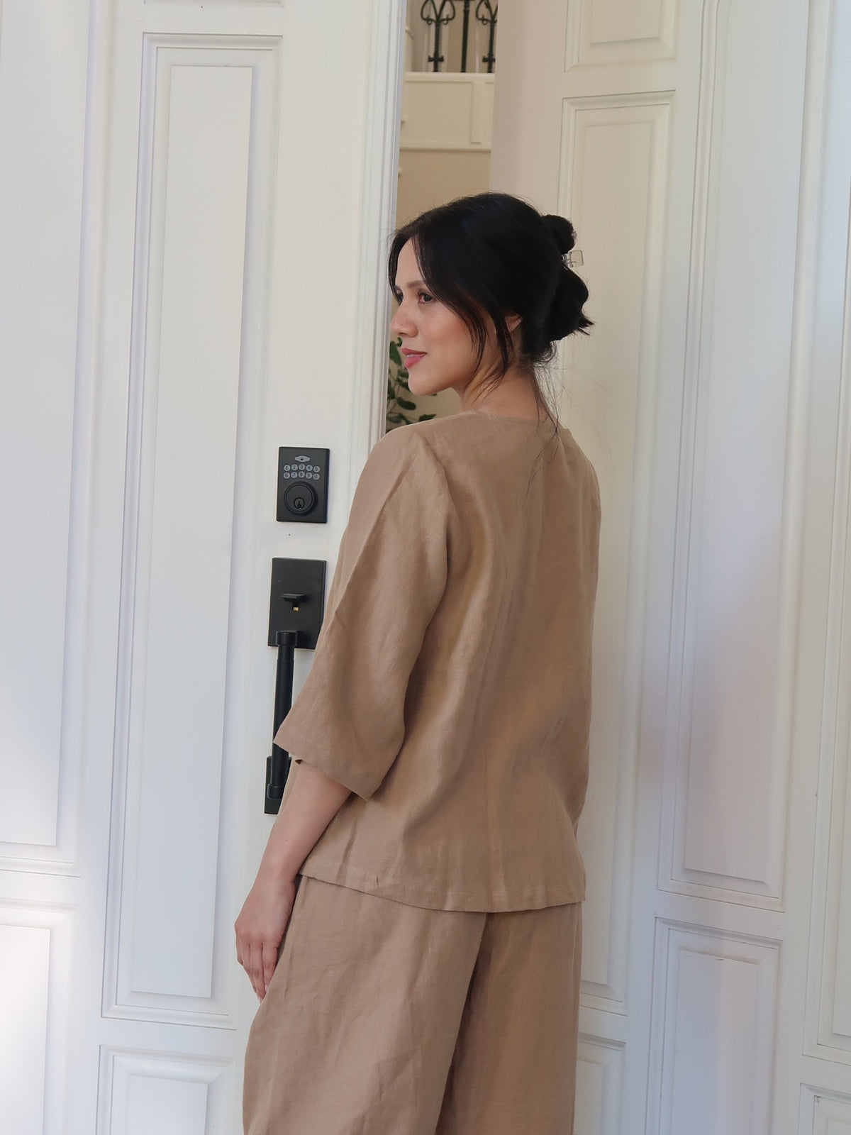 Classic Elevated Pyjama Shirt | 100% linen