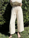 Versatile Ankle Lounge Pants | 100% linen