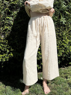 Versatile Ankle Lounge Pants | 100% linen