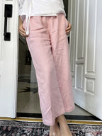 Versatile Ankle Lounge Pants | 100% linen